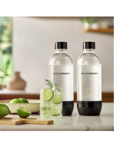 Botellas de Carbonatación SodaStream 1L 2PK Plástico Transparente 2