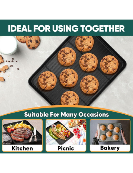 Bandeja para Hornear P&P CHEF 31.5x24.6cm Antiadherente