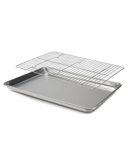 Bandeja para Hornear Checkered Chef 45.7 x 33 cm + Rejilla