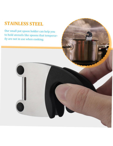 Soporte de Cuchara para Olla TOPPERFUN - 4 Piezas Acero Inoxidable
