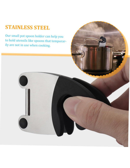 Soporte de Cuchara para Olla TOPPERFUN - 4 Piezas Acero Inoxidable