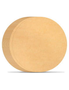 Papel Pergamino Redondo 30.48 cm BYKITCHEN - 100 Hojas Antiadherente