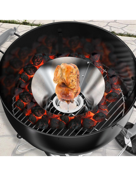 Soporte de Briquetas de Carbón Skyflame para Parrillas Kettle 45-66 cm