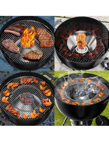 Soporte de Briquetas de Carbón Skyflame para Parrillas Kettle 45-66 cm