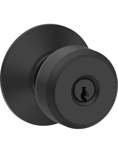 Cerradura de Entrada Schlage F51A Bowery Negro Mate