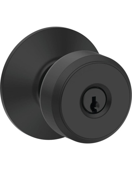 Cerradura de Entrada Schlage F51A Bowery Negro Mate
