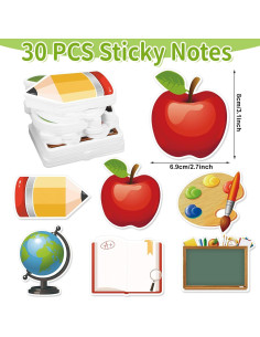 30 Notas Adhesivas Sereliy Regreso a Clases 600 Hojas 2