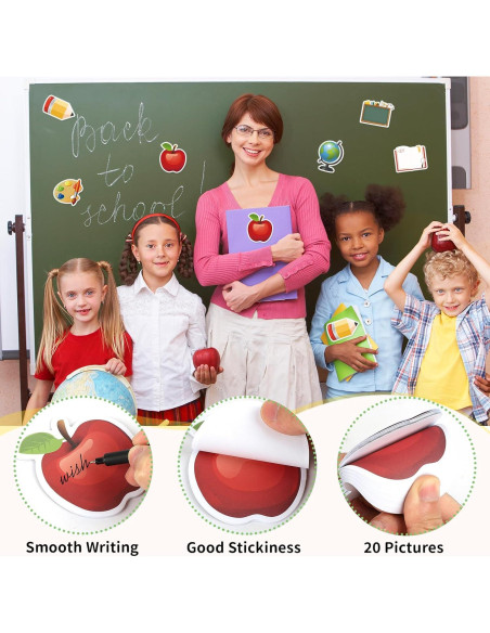 30 Notas Adhesivas Sereliy Regreso a Clases 600 Hojas