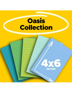 Notas Adhesivas Super Sticky Post-it Oasis 10.16x15.24cm 8 Blocs 2