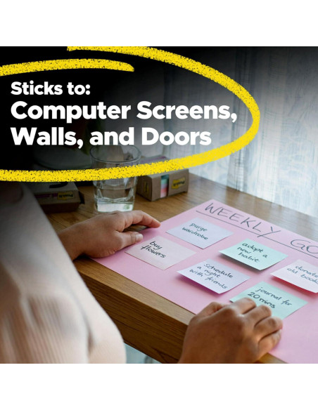 Notas Adhesivas Super Sticky Post-it Oasis 10.16x15.24cm 8 Blocs