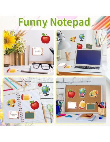 30 Notas Adhesivas Sereliy Regreso a Clases 600 Hojas