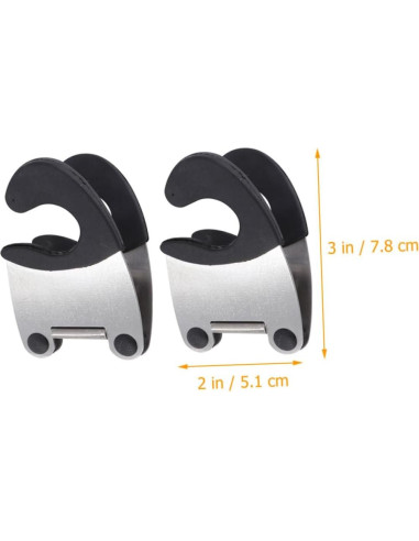 Soporte de Cuchara para Olla TOPPERFUN - 4 Piezas Acero Inoxidable