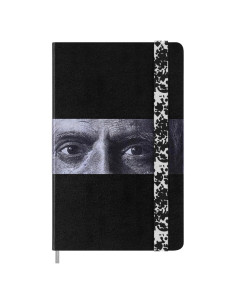 Cuaderno Moleskine Grande Rayado Tapa Dura IZIPIZI Carbón