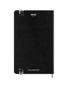 Cuaderno Moleskine Grande Rayado Tapa Dura IZIPIZI Carbón 2