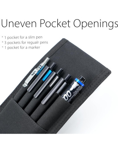 Soporte para bolígrafos Diodrio PH1PY-BAND-BK5 Negro