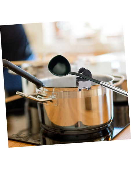 Soporte de Cuchara para Olla TOPPERFUN - 4 Piezas Acero Inoxidable