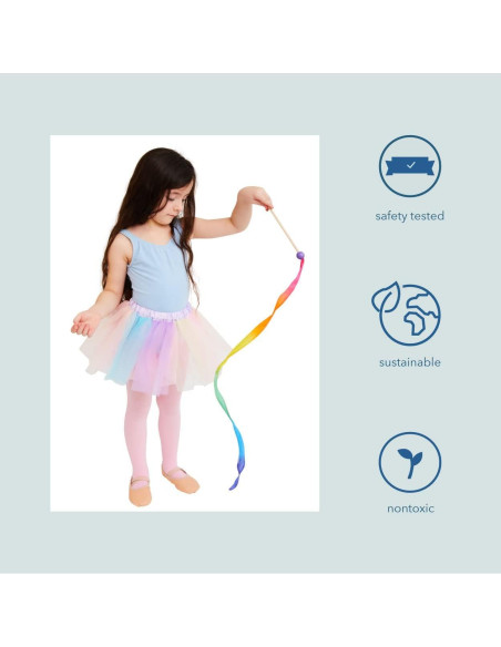 Streamer Arcoíris Mini Sarah's Silks - Varita de Cinta 91 cm
