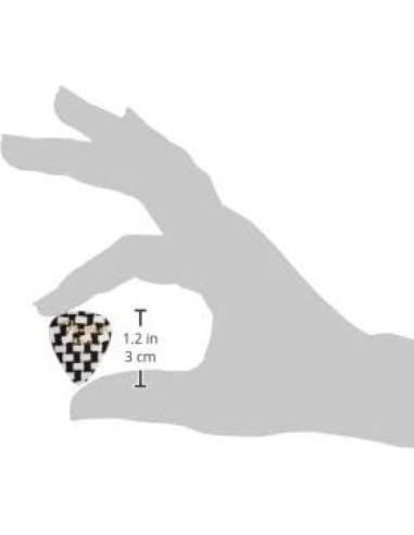 Púas de Guitarra Fender Checker 351 Pesadas - Paquete de 12