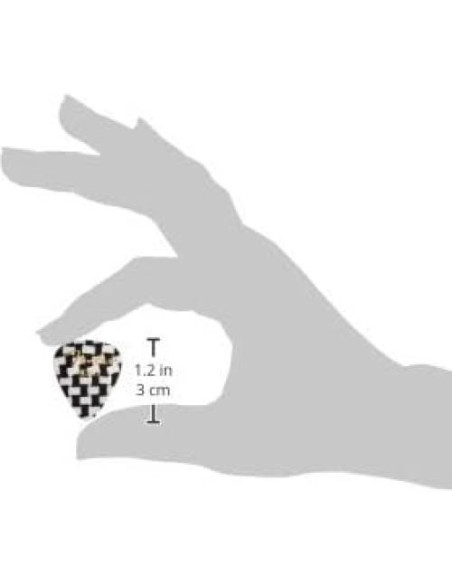 Púas de Guitarra Fender Checker 351 Pesadas - Paquete de 12