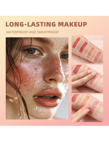 Lápiz Rubor 2 en 1 SHEEPFLY con Pecas Naturales - 24g