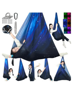 Columpio Sensorial HiChrote Azul Espacial 150x150cm hasta 136kg