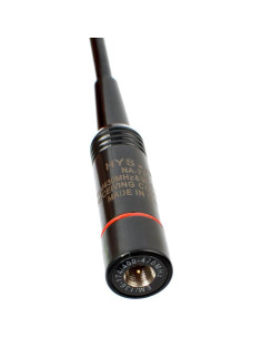Antena Doble Banda HYS SMA Macho 40cm 144/430MHz para Radio 2