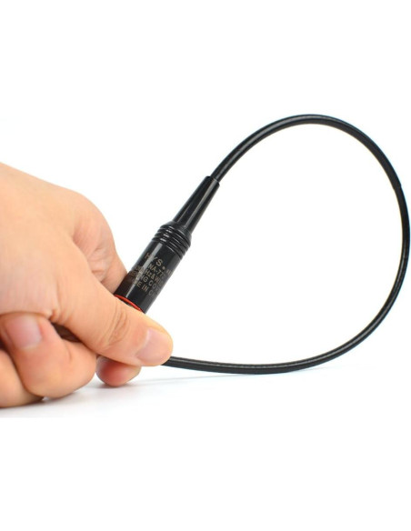 Antena Doble Banda HYS SMA Macho 40cm 144/430MHz para Radio