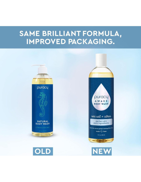 Gel de Ducha Natural Puracy 340 g - Hidratante Cítricos