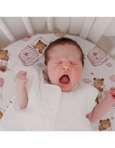 Sábanas de Muselina para Cuna Gllquen 3 Paquete Algodón