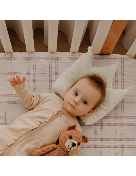 Sábanas de Muselina para Cuna Gllquen 3 Paquete Algodón