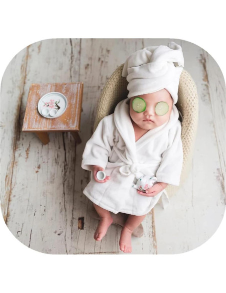 Conjunto de Accesorios para Fotografía de Bebés Recién Nacidos - Coberllus