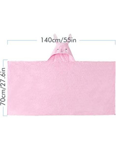 Toalla de Baño con Capucha ROMASA para Niños 139.7x69.85cm 2