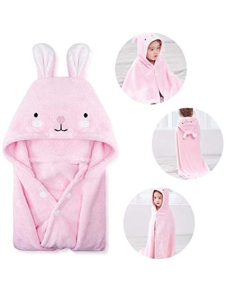 Toalla de Baño con Capucha ROMASA para Niños 139.7x69.85cm