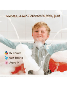 Honeysticks Baño de Burbujas Colorido 3 Pk - No Tóxico, 0.3 oz 2