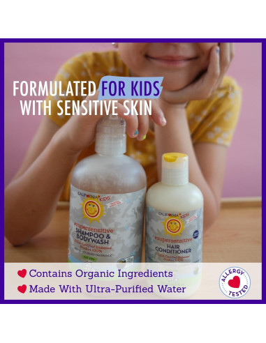 Champú y Gel de Baño Super Sensible California Kids 251 mL