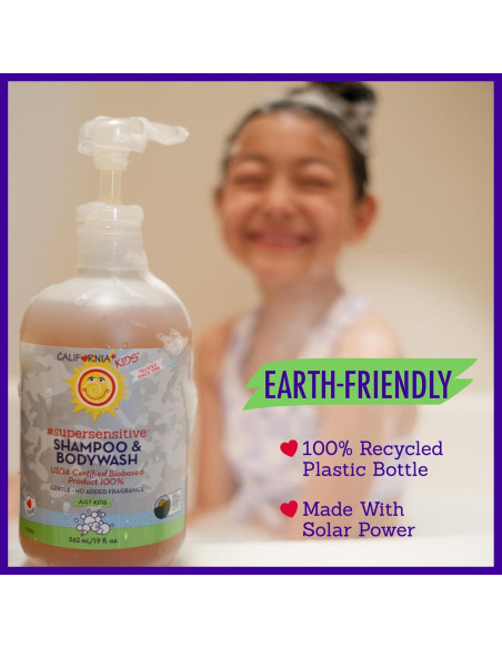 Champú y Gel de Baño Super Sensible California Kids 251 mL