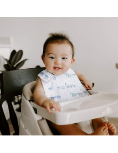 Babero Snap Aden + Anais 100% Algodón Muselina 3 Capas 2