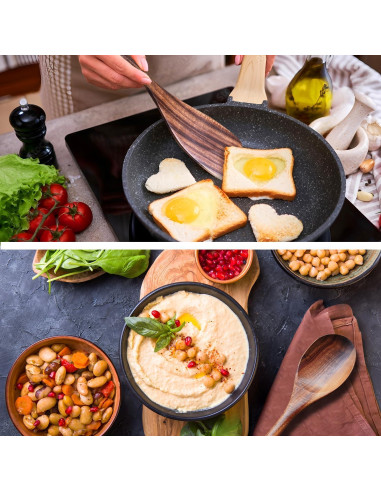 Juego de Utensilios de Cocina de Madera U-Diya 10 Piezas