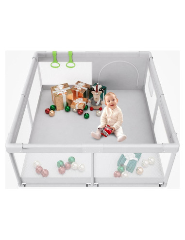 Parque Infantil Fodoss 119x119 cm para Bebés - Seguro y Suave