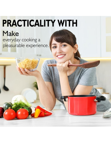 Juego de Utensilios de Cocina de Madera U-Diya 10 Piezas