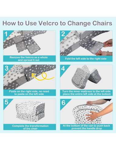 Cama de viaje 2 en 1 para niños Terciopelo y Oxford 114x56cm