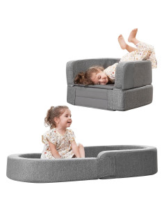 Cama Sofá de Viaje RONBEI para Niños Pequeños 2 en 1