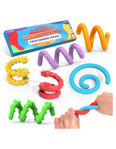 Juguetes Antiestrés de Silicona 6 Piezas para Niños y Adultos