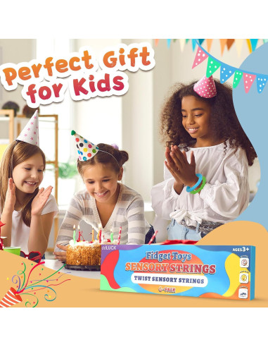 Juguetes Antiestrés de Silicona 6 Piezas para Niños y Adultos