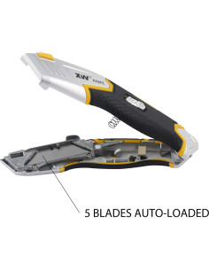 Cuchillo Utility Retráctil XW con Carga Automática y 15 Cuchillas 2