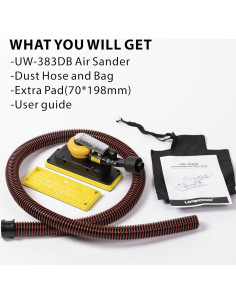 Lijadora Orbital Sin Polvo UPWOOD 70 mm x 198 mm 10,000 OPM 2