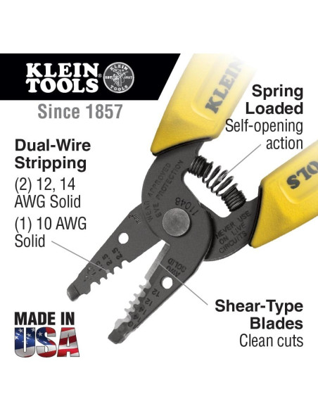Destripador Cortador Doble de Cables Klein Tools 11048 15.88 cm