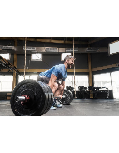 Abrazaderas de barra olímpica Hacuba Fitness 2" negras