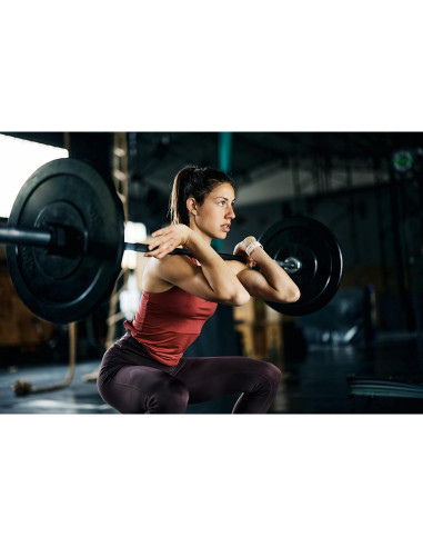 Abrazaderas de barra olímpica Hacuba Fitness 2" negras