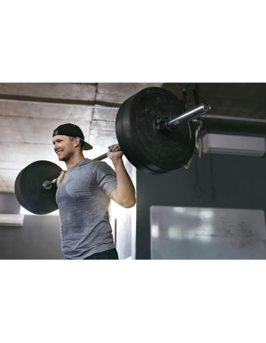 Abrazaderas de barra olímpica Hacuba Fitness 2" negras